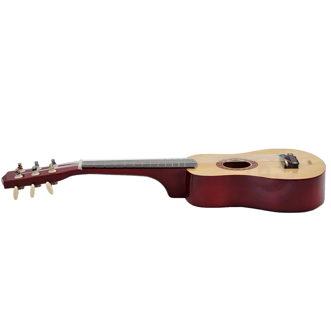 Viga Drewniana gitara dla dzieci Naturalna strun