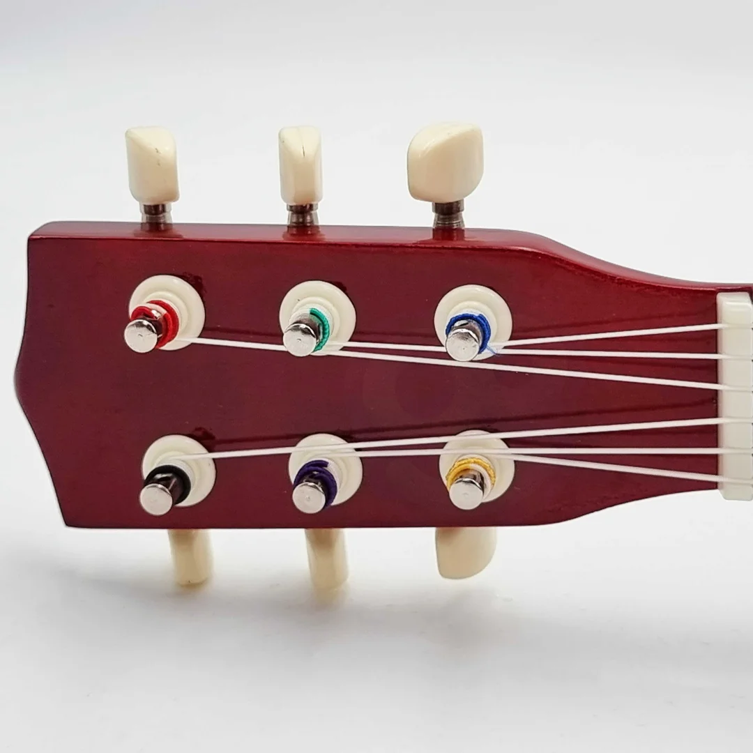 Viga Drewniana gitara dla dzieci Naturalna strun