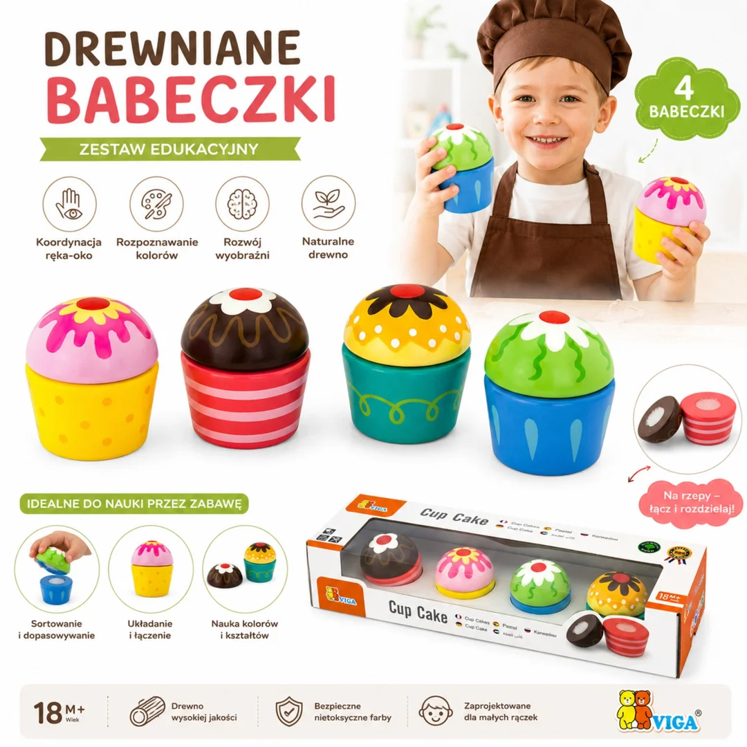 Viga Drewniane Ciasteczka