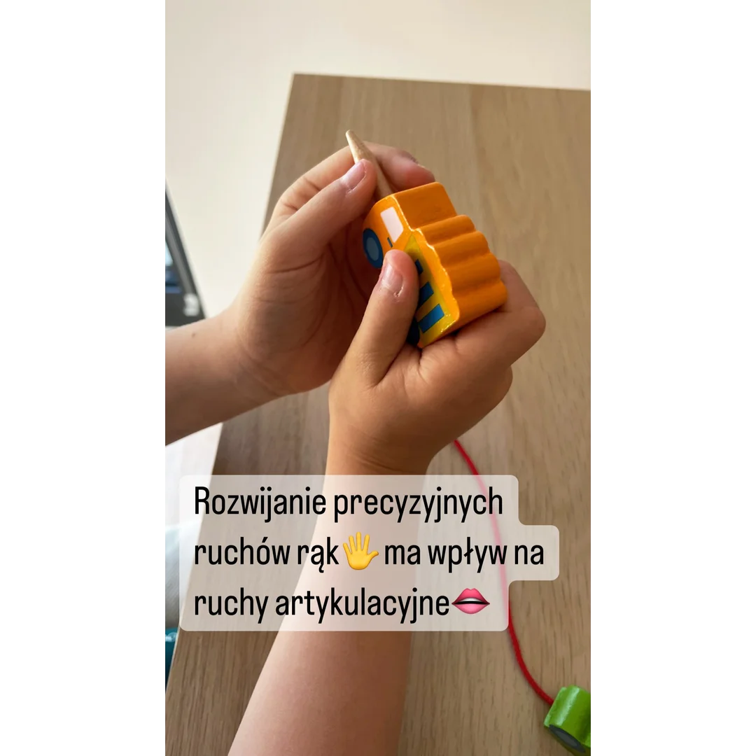VIGA Drewniane Klocki Drewniane Przeplatanka Sznurowanka Samochody