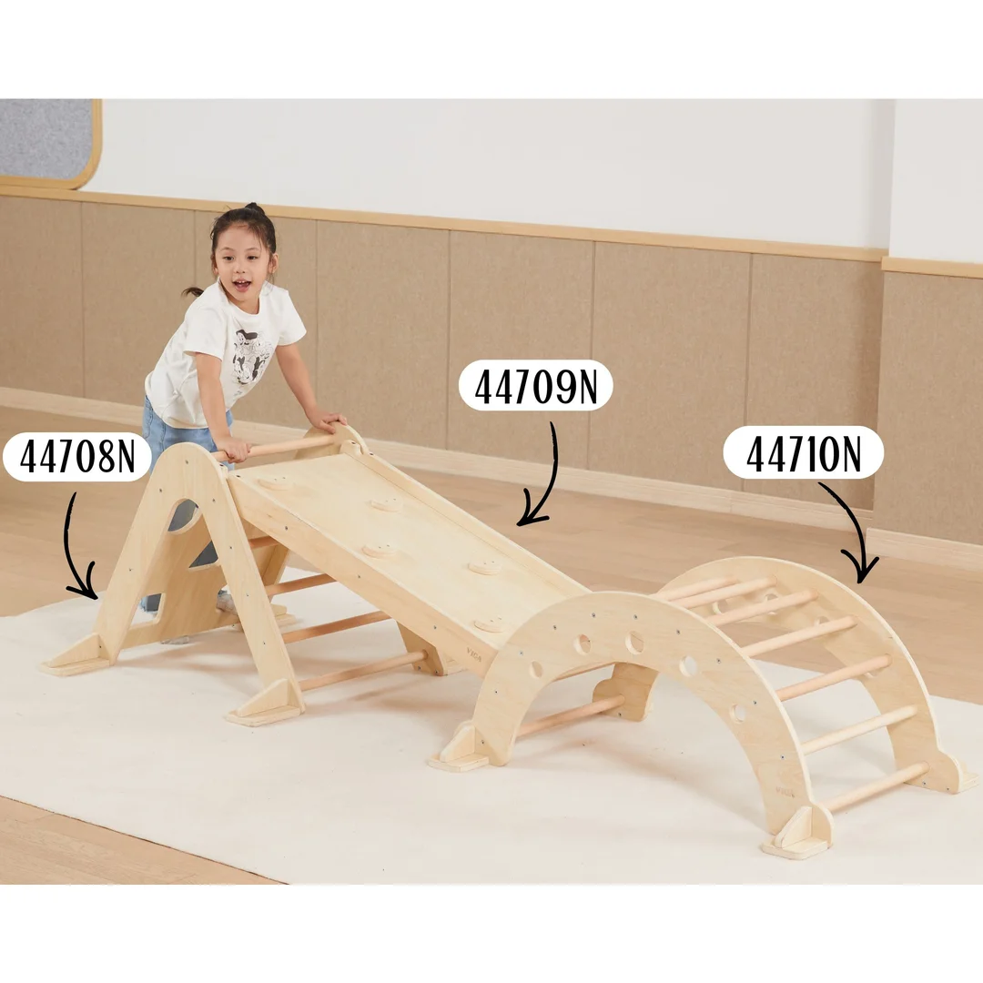 VIGA Drewniany Bujak Naturalny Montessori