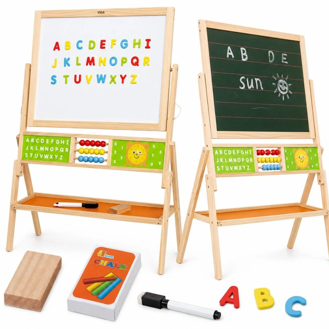 VIGA Tablica Edukacyjna Duża Akcesoria