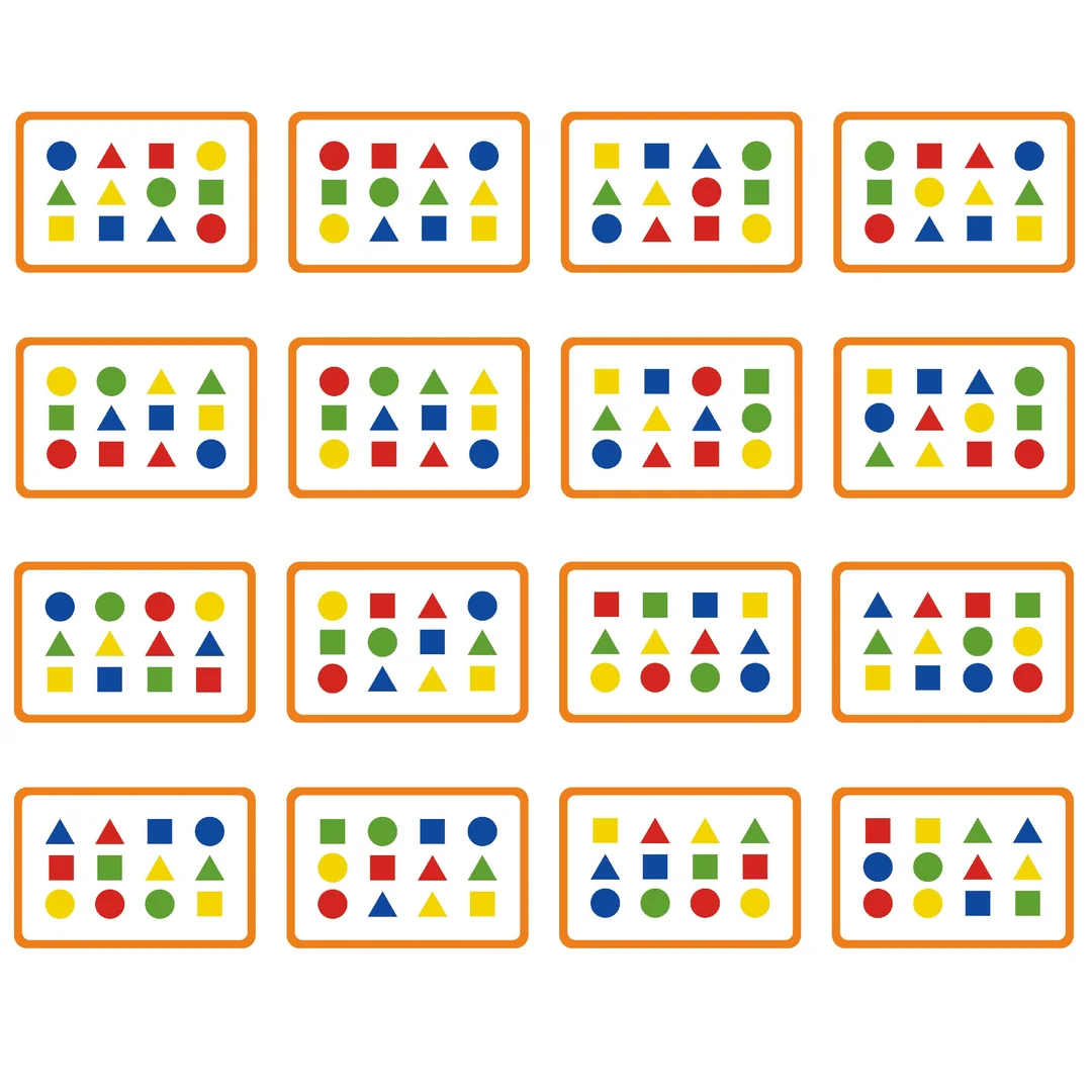 VIGA Gra Logiczna Odwzoruj Kolory i Figury Sorter Montessori