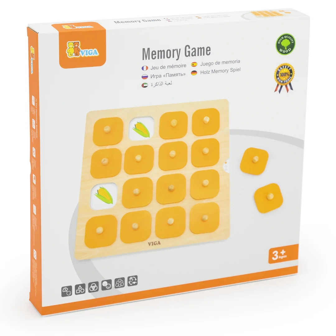 Viga Memory Gra Pamięciowa Zgadnij Kart Montessori