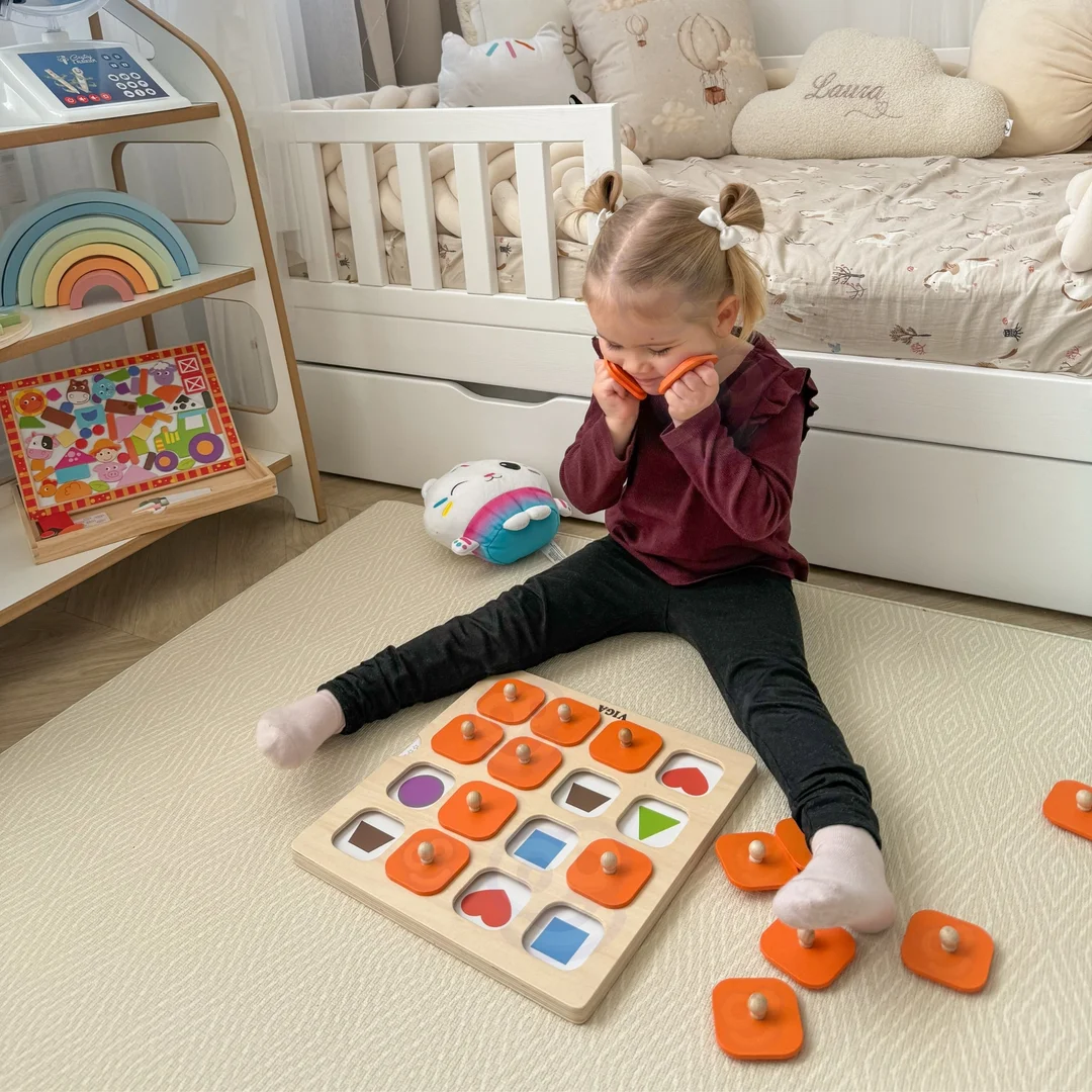 Viga Memory Gra Pamięciowa Zgadnij Kart Montessori
