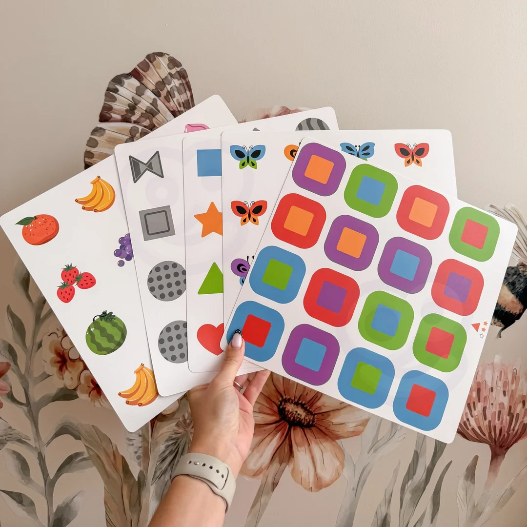 Viga Memory Gra Pamięciowa Zgadnij Kart Montessori