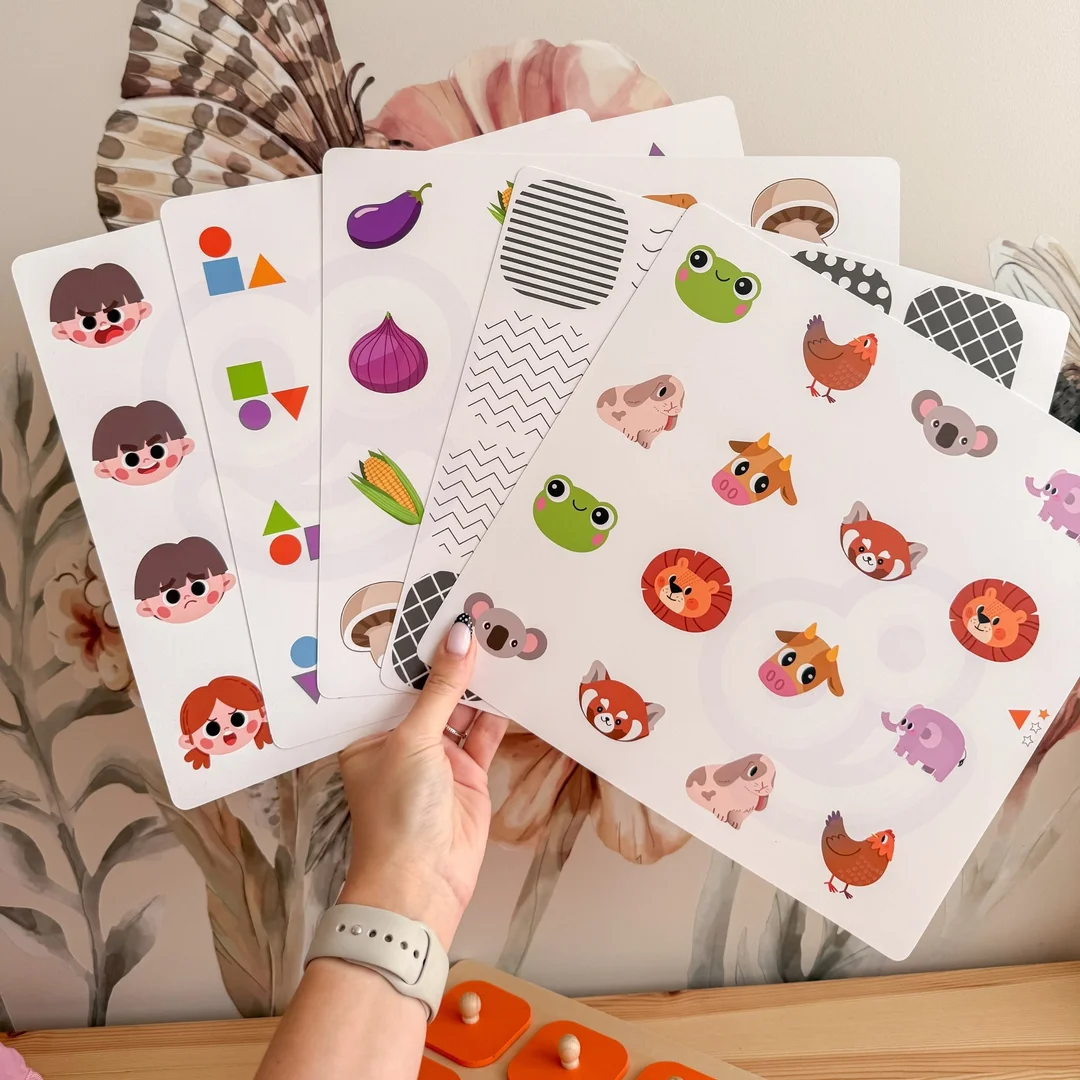 Viga Memory Gra Pamięciowa Zgadnij Kart Montessori