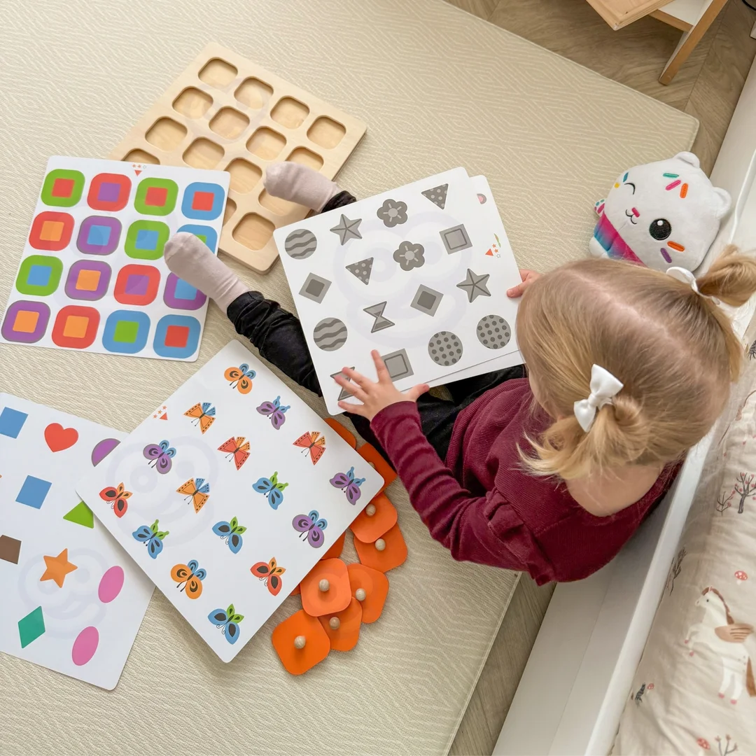 Viga Memory Gra Pamięciowa Zgadnij Kart Montessori