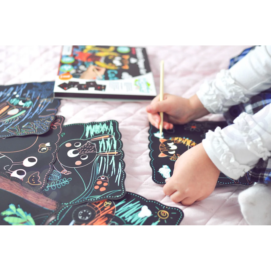 WOOPIE ART&FUN Zestaw Kreatywny Wydrapywanki dla
