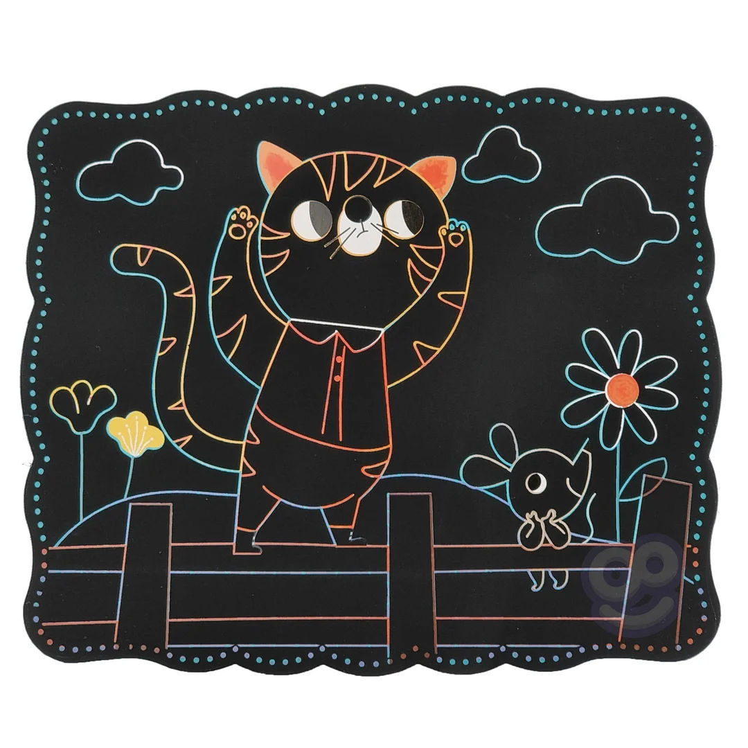 WOOPIE ART&FUN Zestaw Kreatywny Wydrapywanki dla