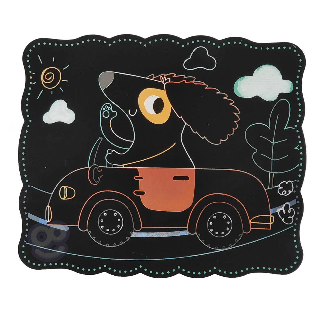 WOOPIE ART&FUN Zestaw Kreatywny Wydrapywanki dla