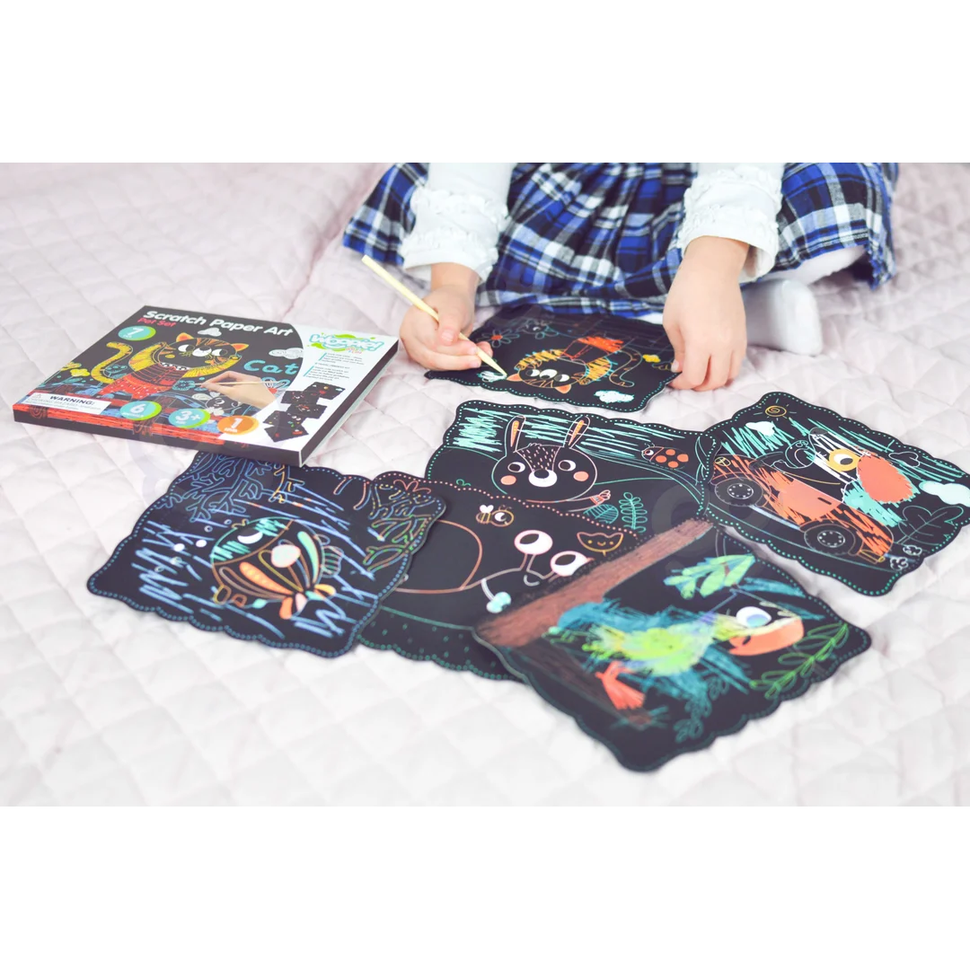 WOOPIE ART&FUN Zestaw Kreatywny Wydrapywanki dla