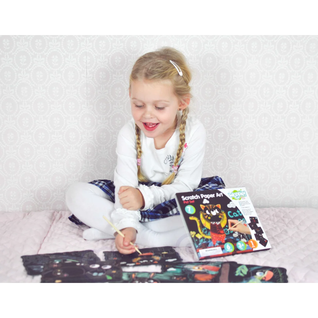 WOOPIE ART&FUN Zestaw Kreatywny Wydrapywanki dla