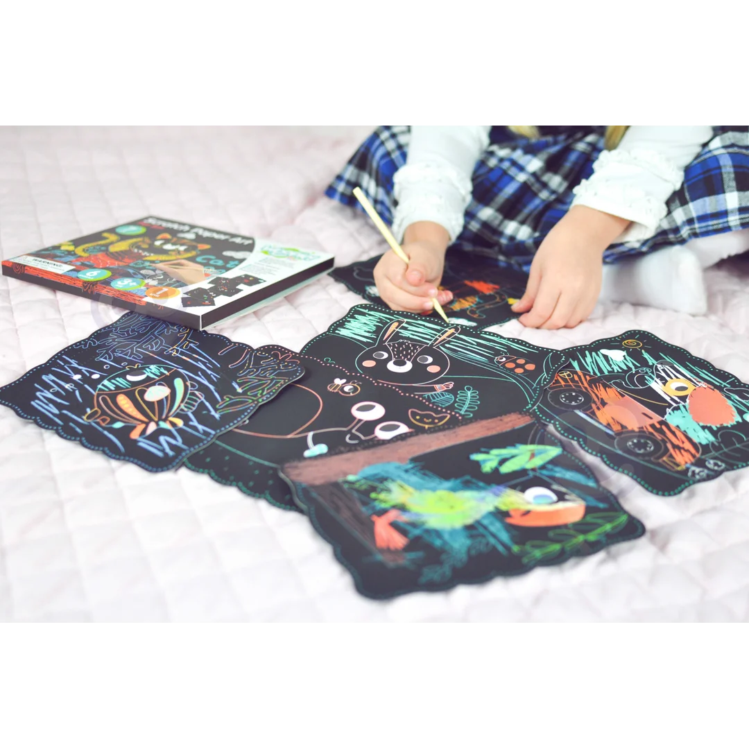 WOOPIE ART&FUN Zestaw Kreatywny Wydrapywanki dla
