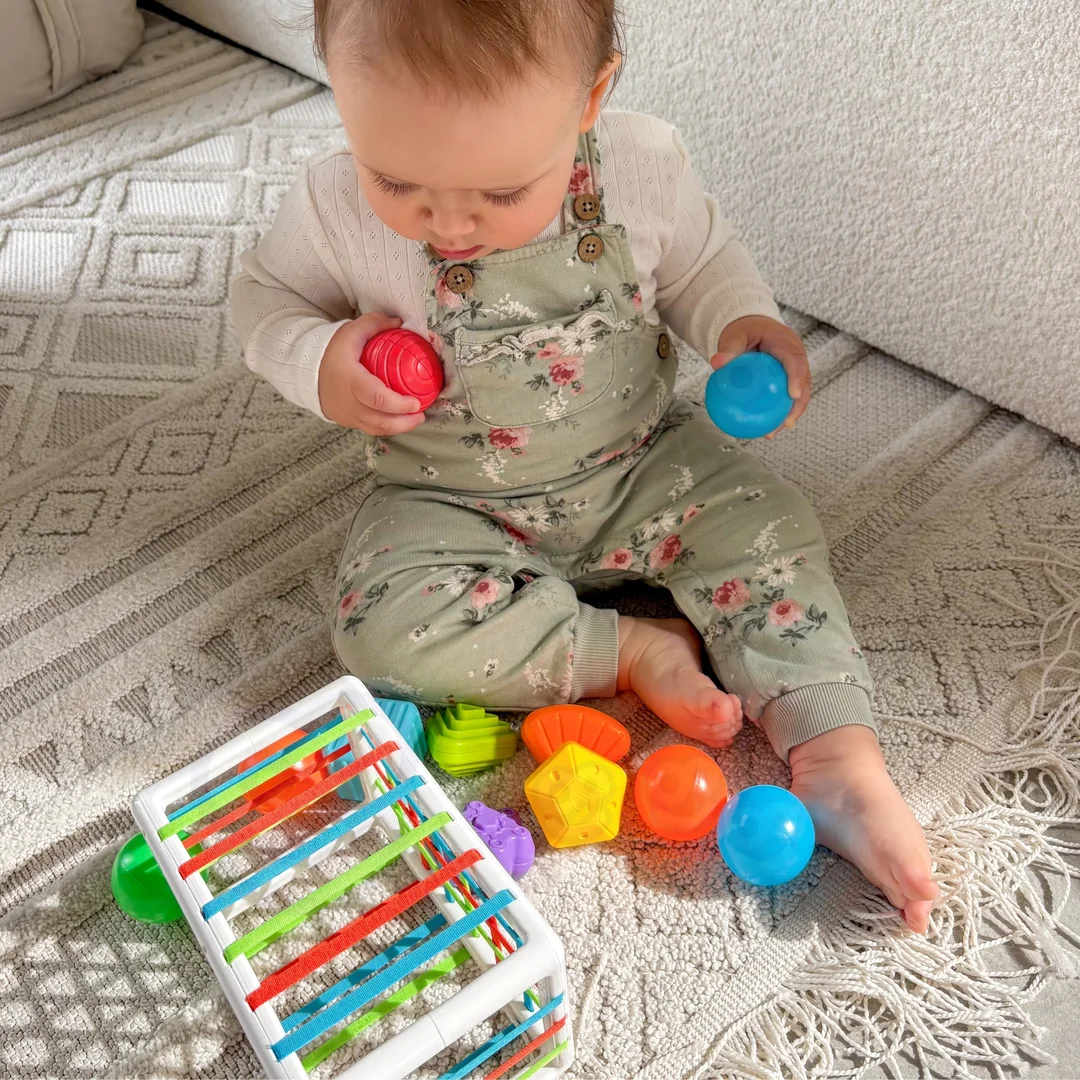 WOOPIE BABY Elastyczna Kostka Sensoryczna Sorter dla Dzieci Kolorowe