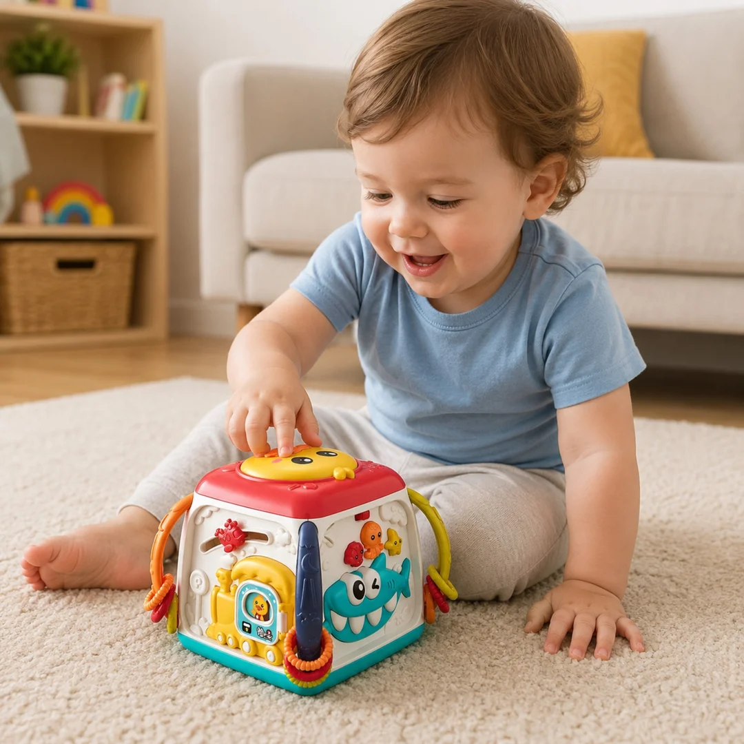WOOPIE BABY Interaktywna Kostka Edukacyjna Wielofunkcyjna