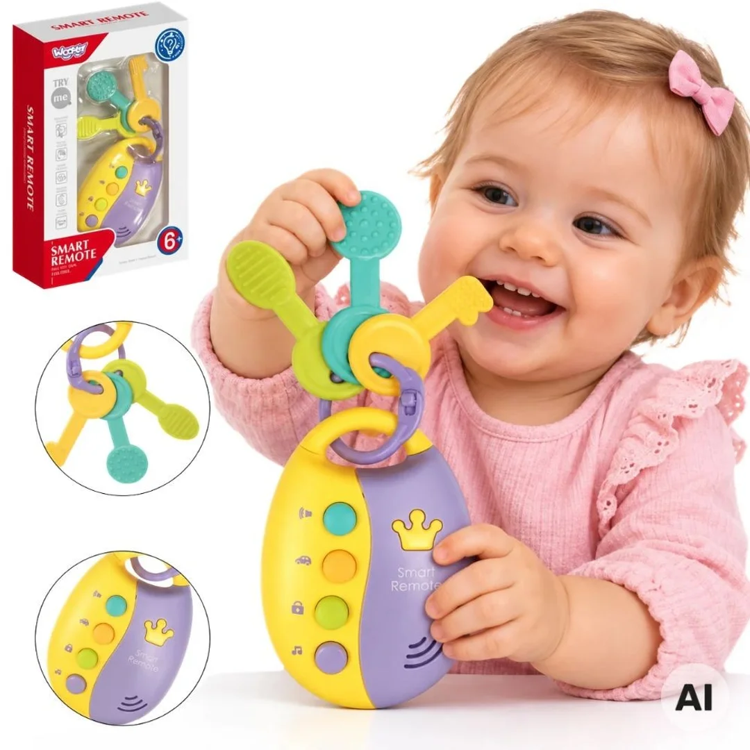 WOOPIE BABY Interaktywne Kluczki Samochodowe z Pilotem