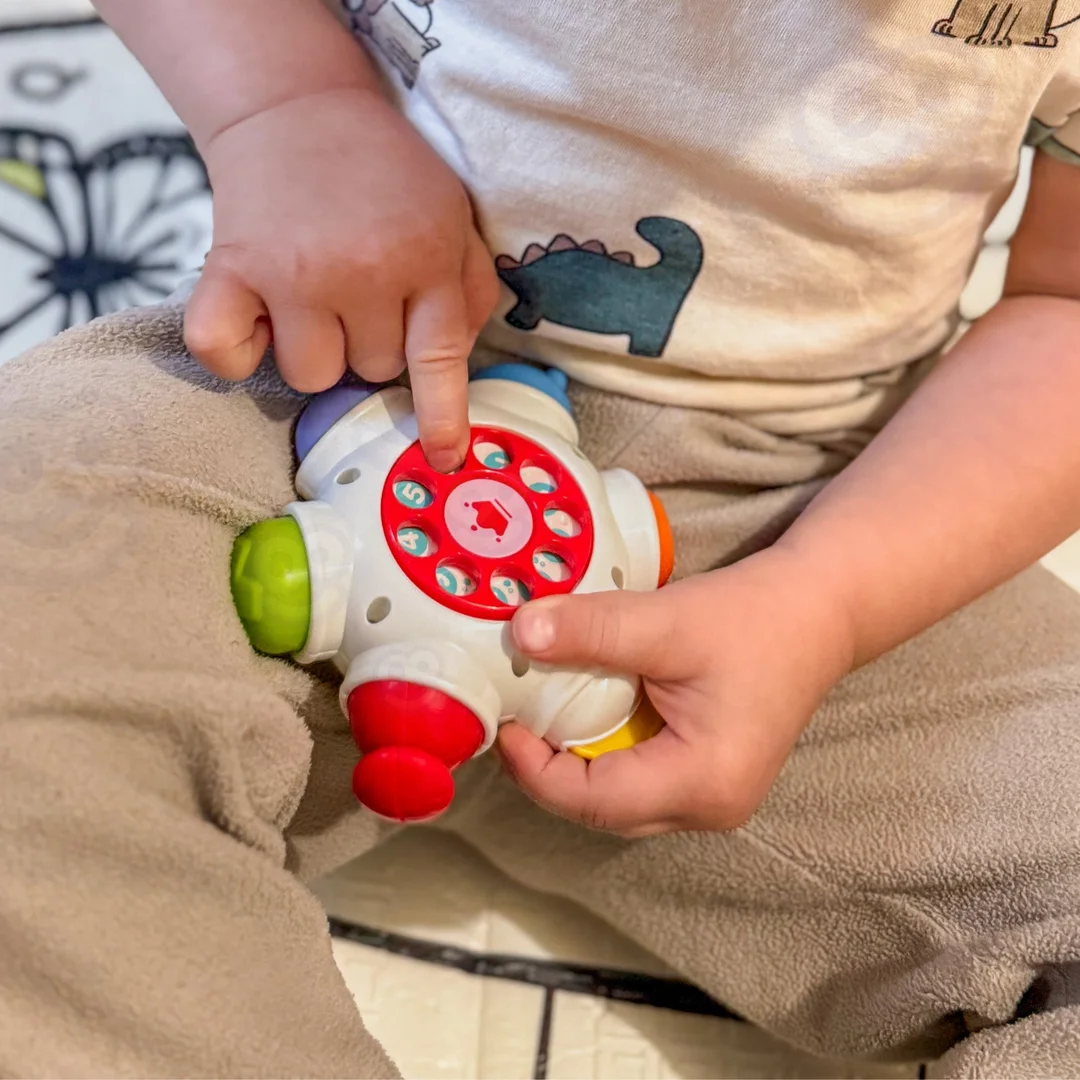 WOOPIE BABY Kosmiczna Rakieta Aktywności Edukacyjna Kostka Sensoryczna