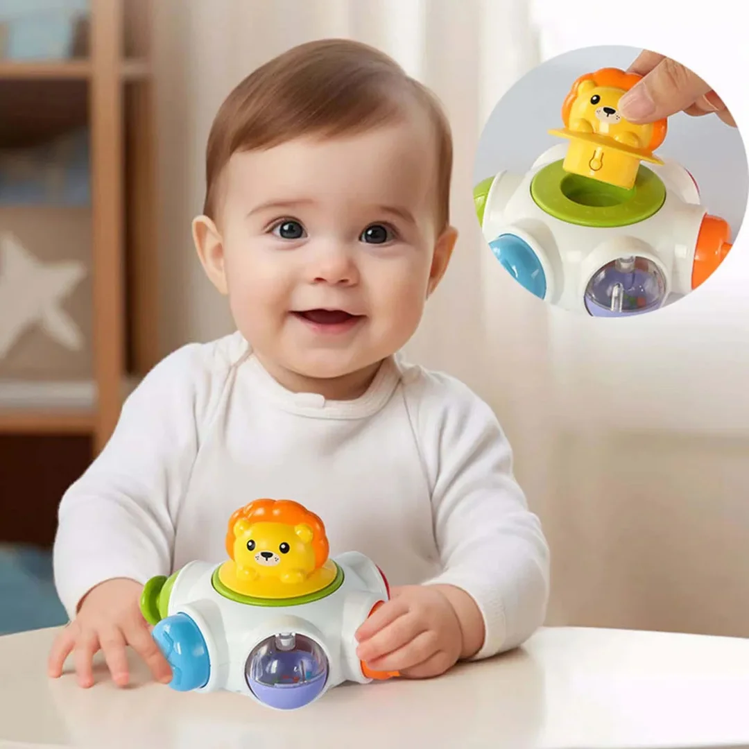 WOOPIE BABY Kosmiczna Rakieta Aktywności Edukacyjna Kostka Sensoryczna