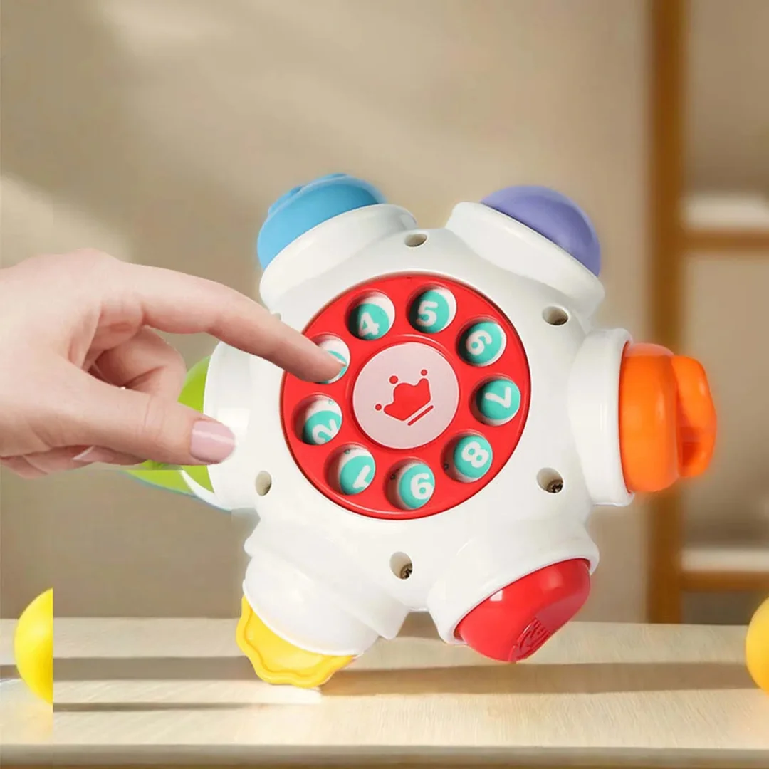 WOOPIE BABY Kosmiczna Rakieta Aktywności Edukacyjna Kostka Sensoryczna