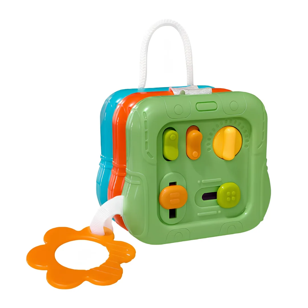 WOOPIE BABY Kostka Sensoryczna Manipulacyjna Edukacyjna Zabawka Interaktywna