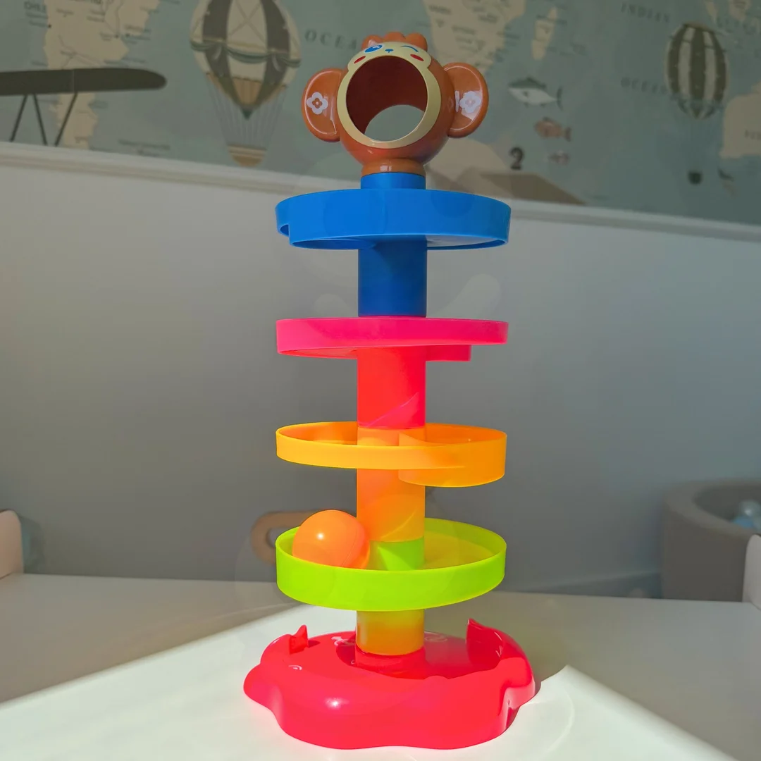 WOOPIE BABY Kulodrom Tor Kulkowy Zestaw Spirala Kulki