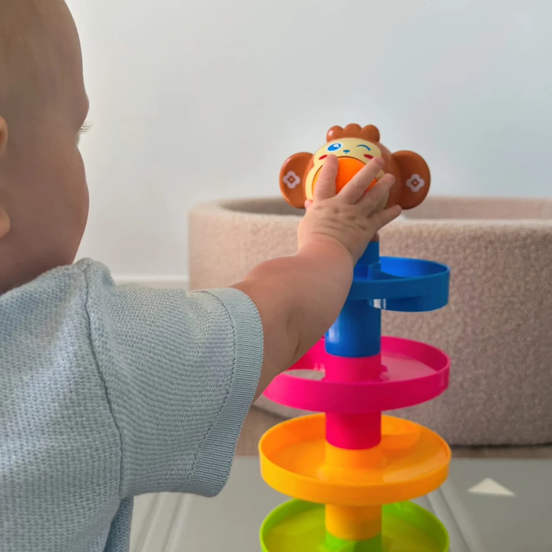 WOOPIE BABY Kulodrom Tor Kulkowy Zestaw Spirala Kulki
