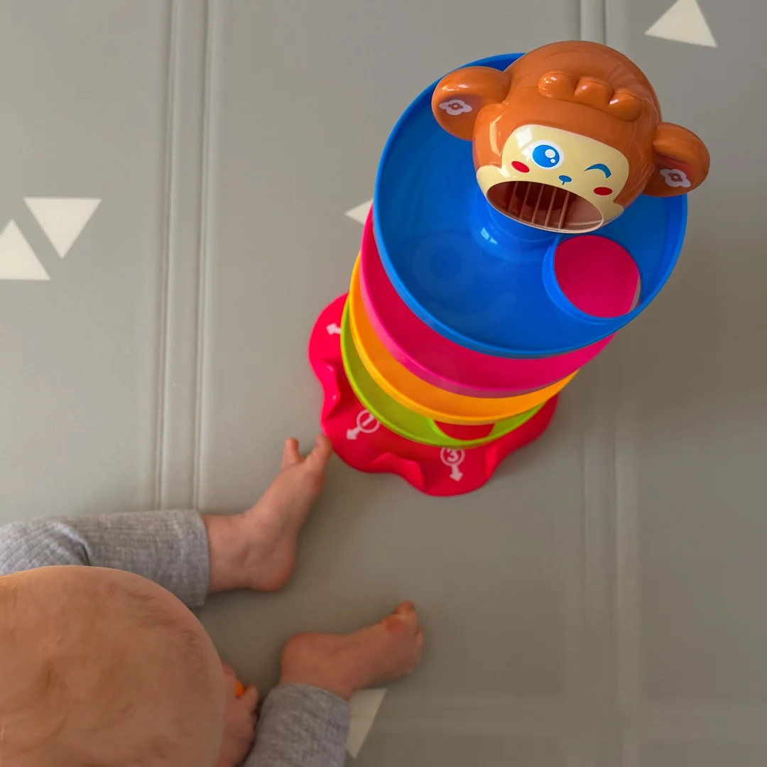 WOOPIE BABY Kulodrom Tor Kulkowy Zestaw Spirala Kulki