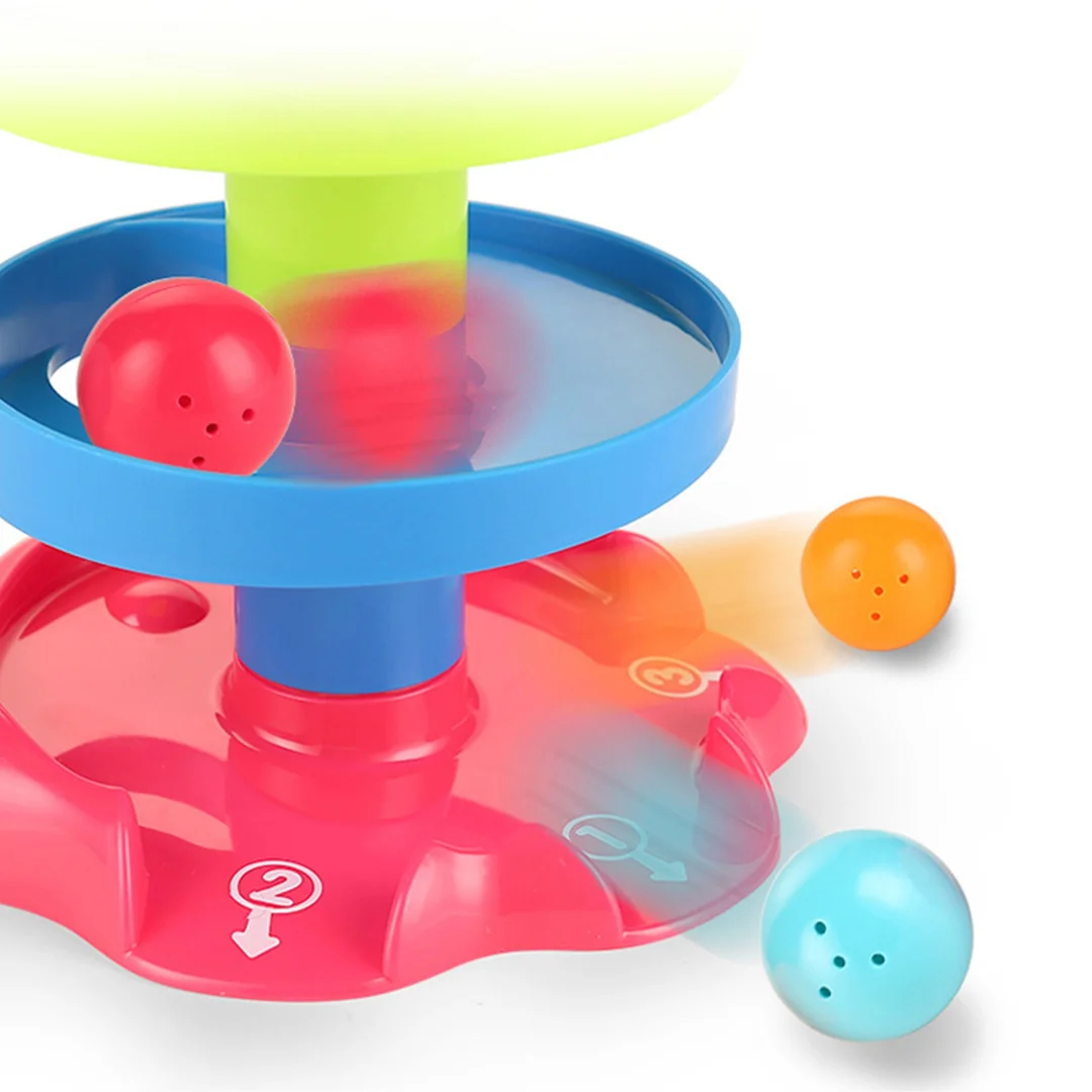 WOOPIE BABY Kulodrom Tor Kulkowy Zestaw Spirala Kulki
