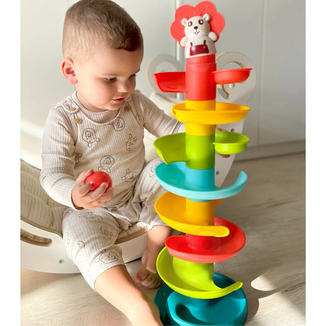 WOOPIE BABY Kulodrom Tor Kulkowy Zestaw Spirala Kulek