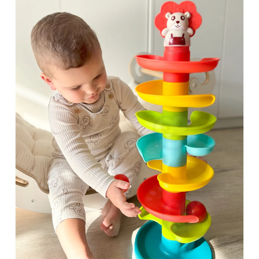 WOOPIE BABY Kulodrom Tor Kulkowy Zestaw Spirala Kulek