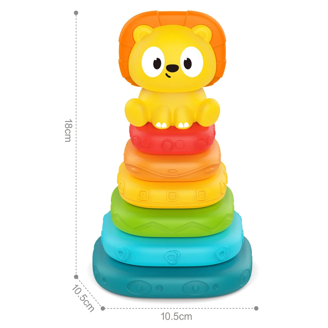 WOOPIE BABY Piramidka Sensoryczna Wieża Układanka
