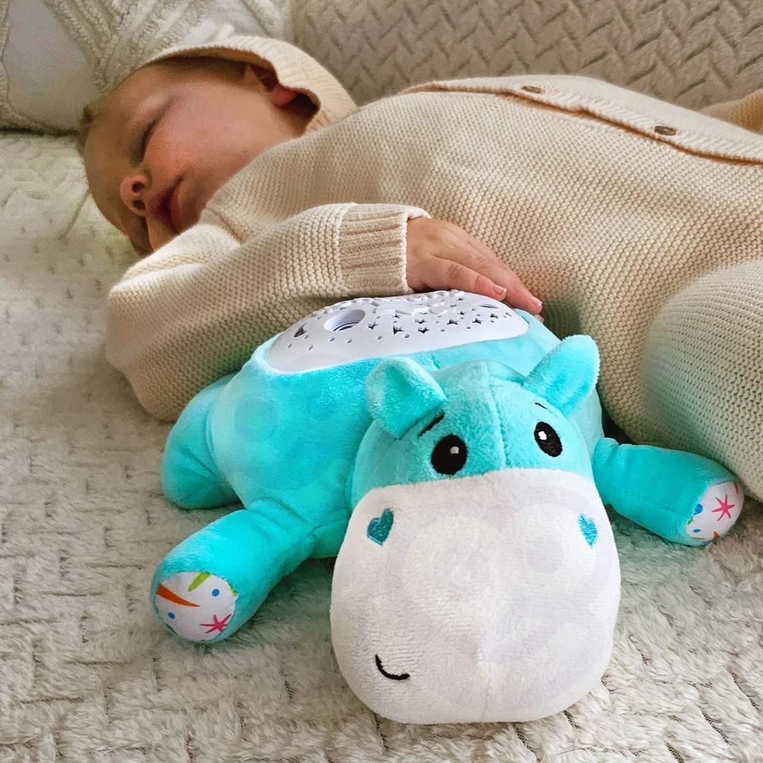 WOOPIE BABY Przytulanka Projektor Usypiacz Hipopotam