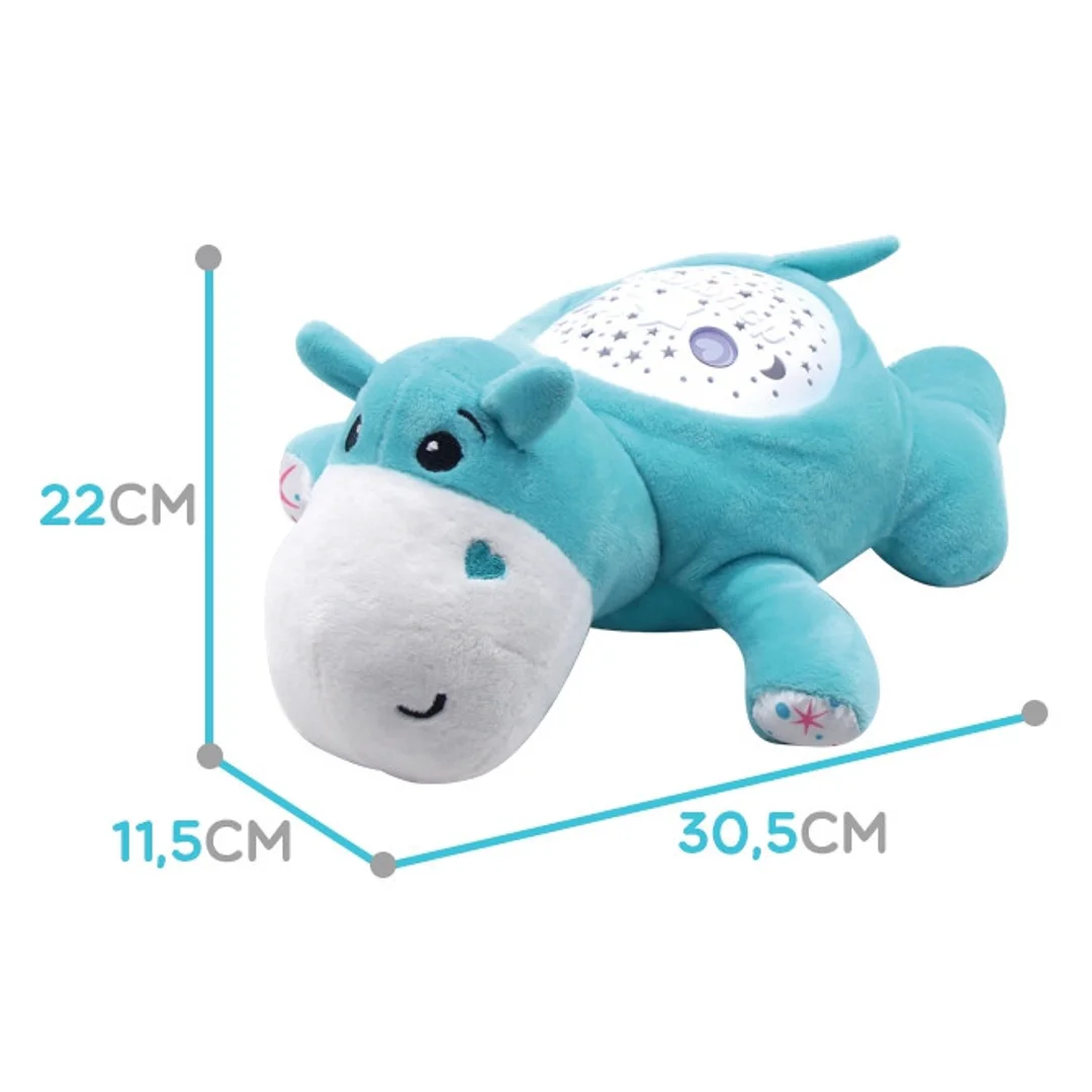 WOOPIE BABY Przytulanka Projektor Usypiacz Hipopotam