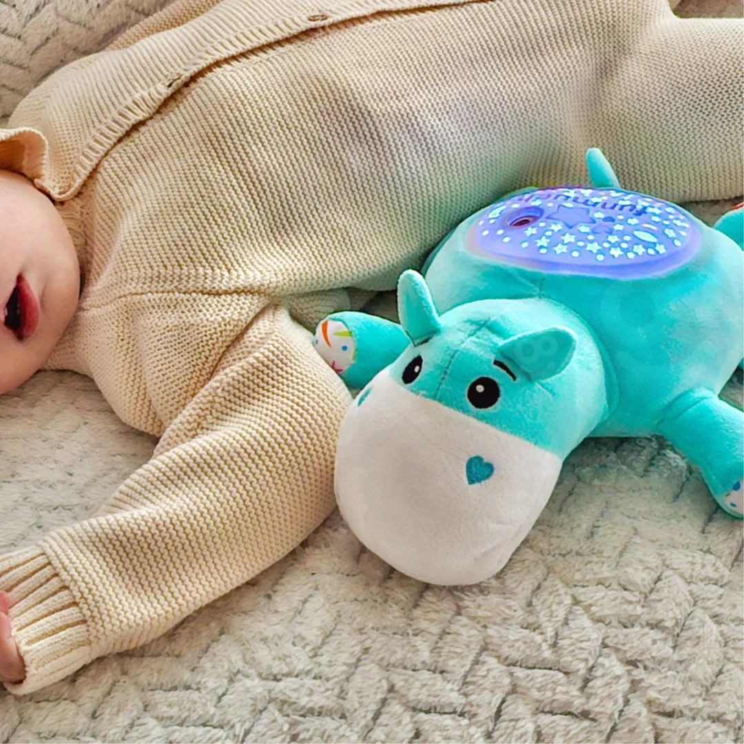 WOOPIE BABY Przytulanka Projektor Usypiacz Hipopotam
