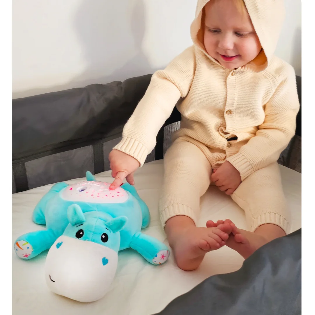 WOOPIE BABY Przytulanka Projektor Usypiacz Hipopotam