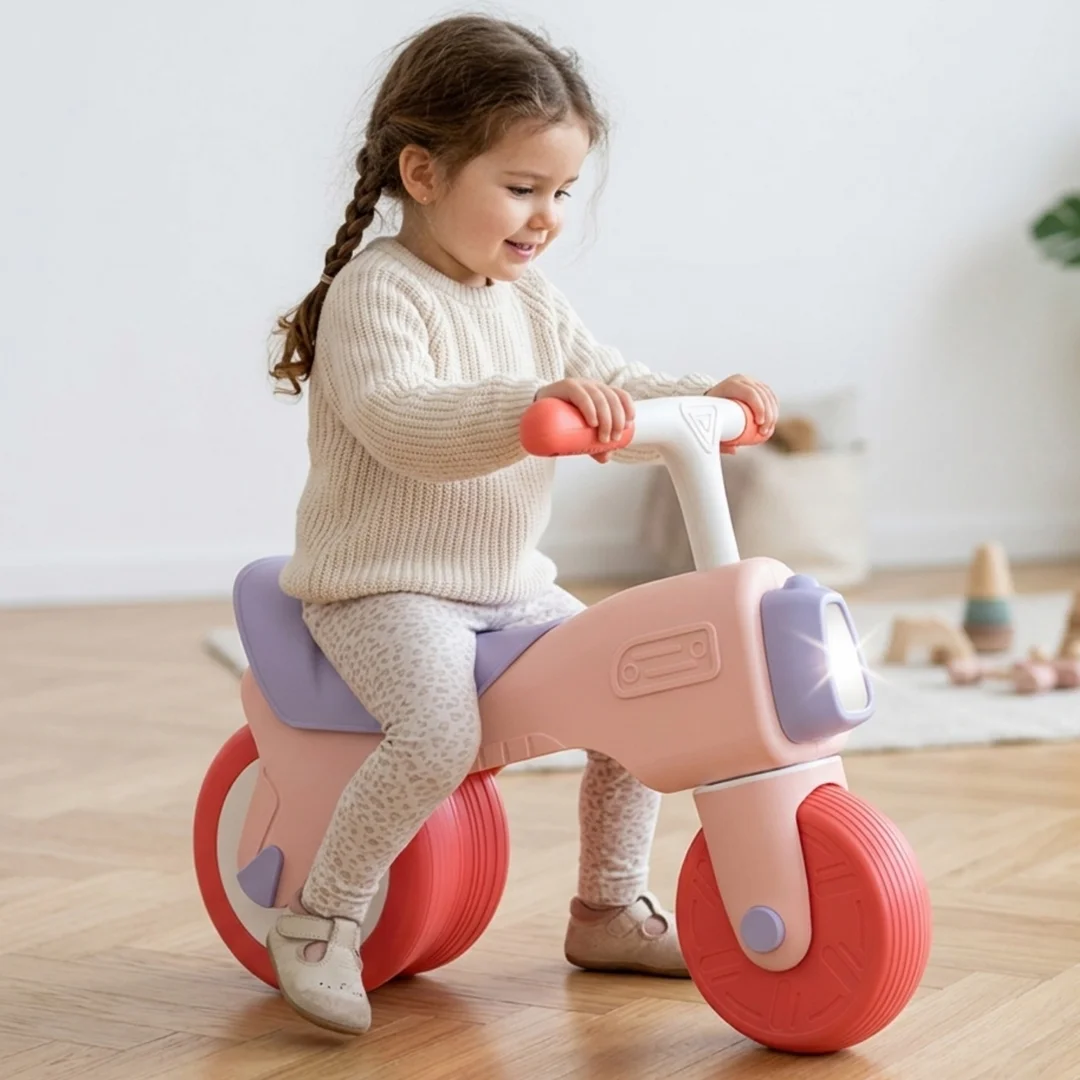 WOOPIE BABY Rowerek Biegowy Jeździk Różowy