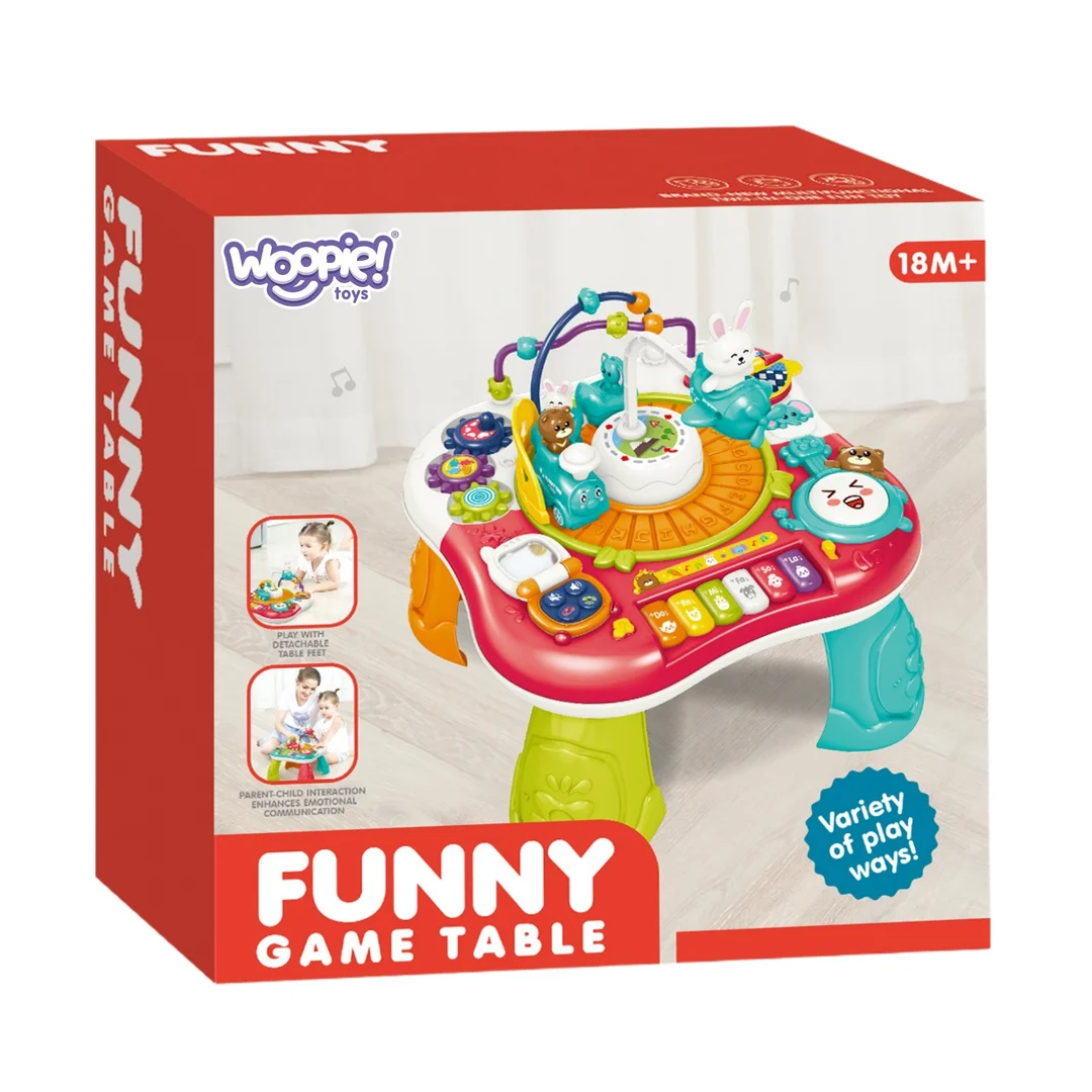 WOOPIE BABY Stolik Edukacyjny Interaktywny Pianinko Dźwięki