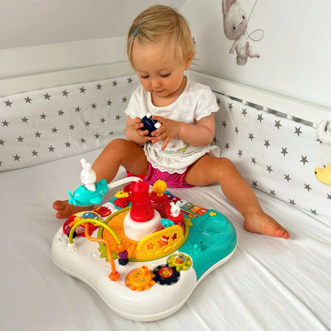 WOOPIE BABY Stolik Edukacyjny Interaktywny Pianinko Dźwięki