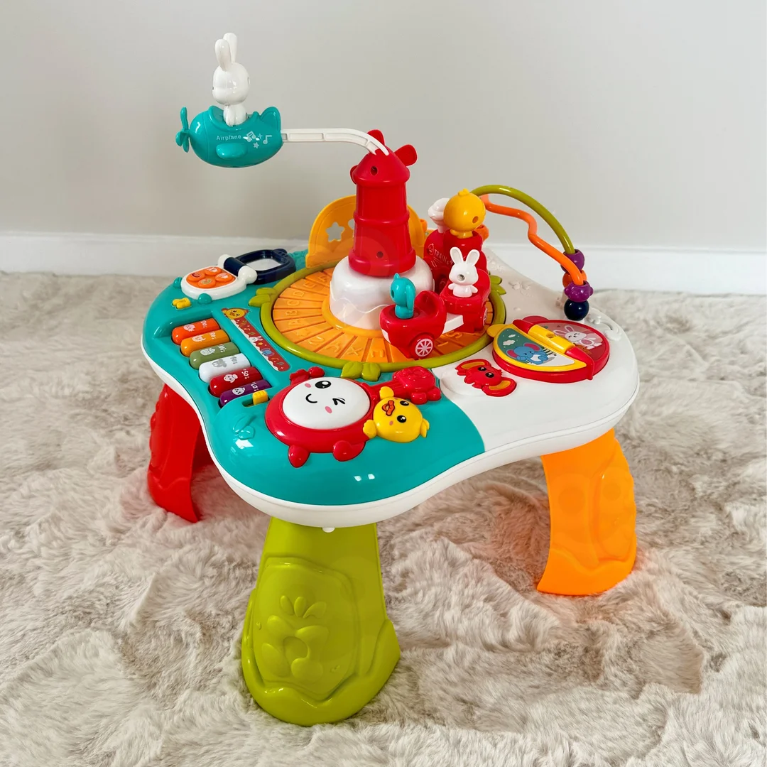 WOOPIE BABY Stolik Edukacyjny Interaktywny Pianinko Dźwięki
