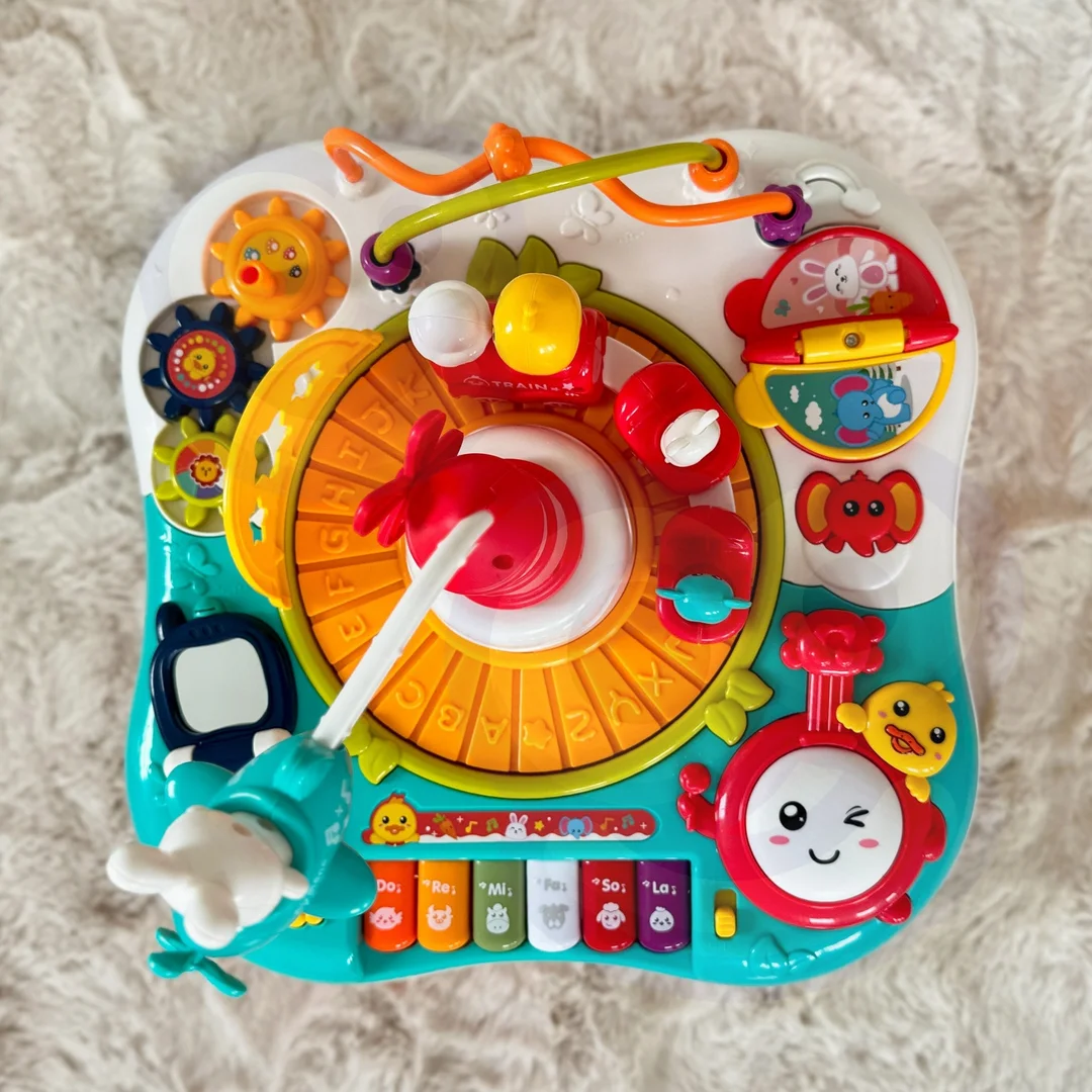 WOOPIE BABY Stolik Edukacyjny Interaktywny Pianinko Dźwięki