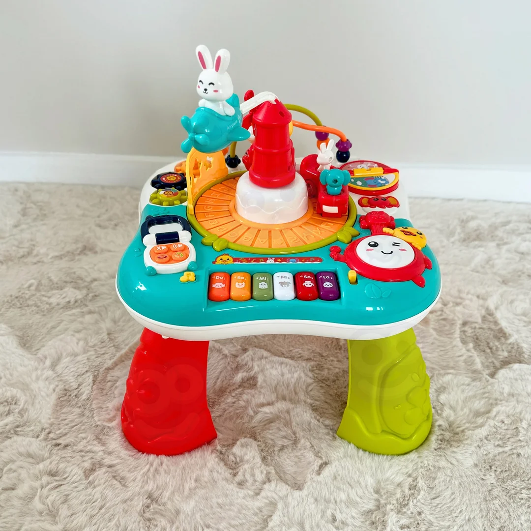 WOOPIE BABY Stolik Edukacyjny Interaktywny Pianinko Dźwięki