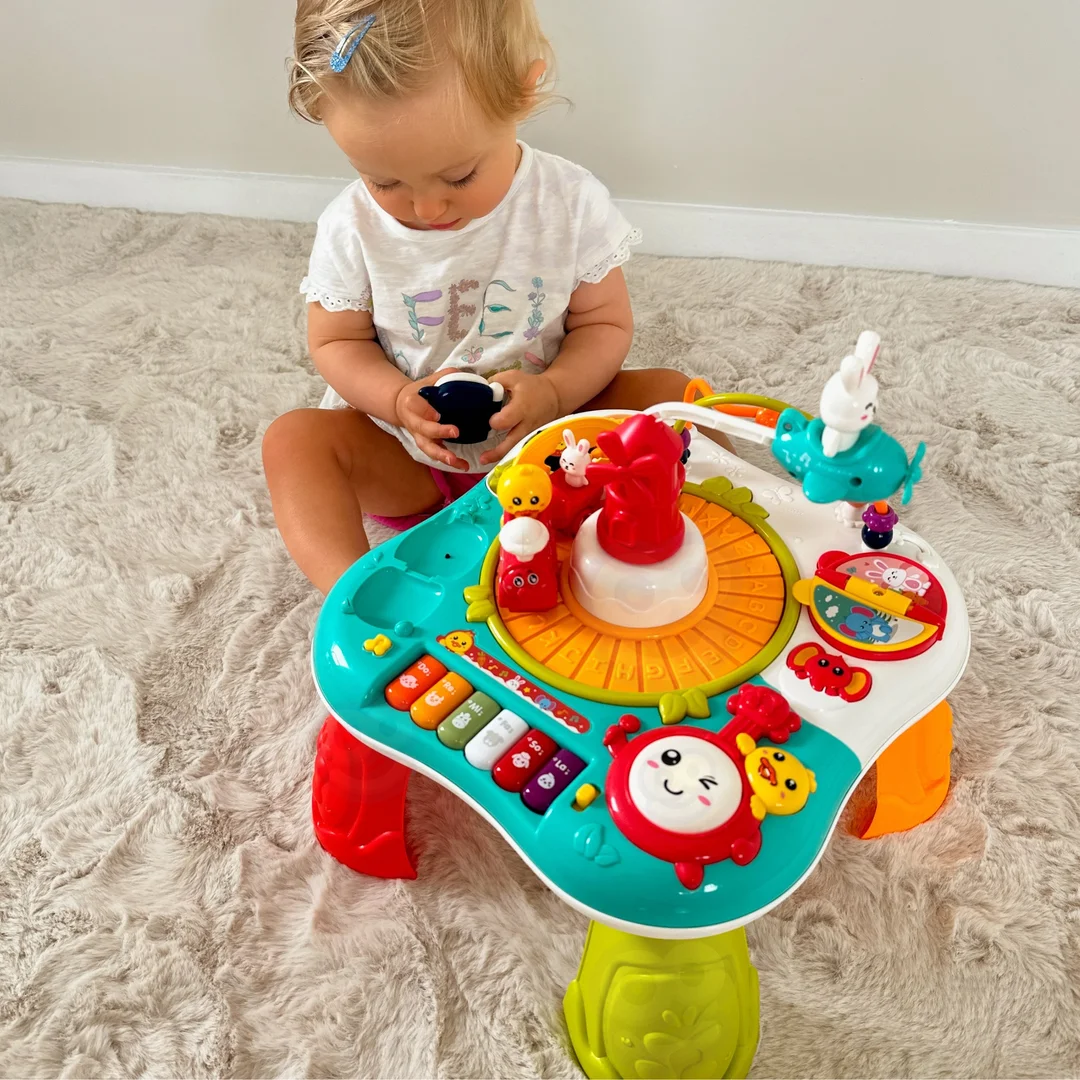 WOOPIE BABY Stolik Edukacyjny Interaktywny Pianinko Dźwięki