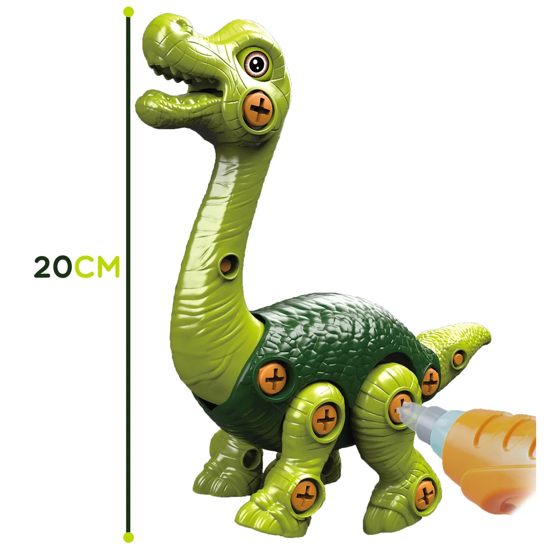 WOOPIE Dinozaur do Skręcania Zestaw Konstrukcyjny Wiertarka
