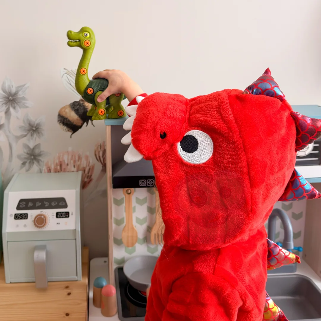WOOPIE Dinozaur do Skręcania Zestaw Konstrukcyjny Wiertarka