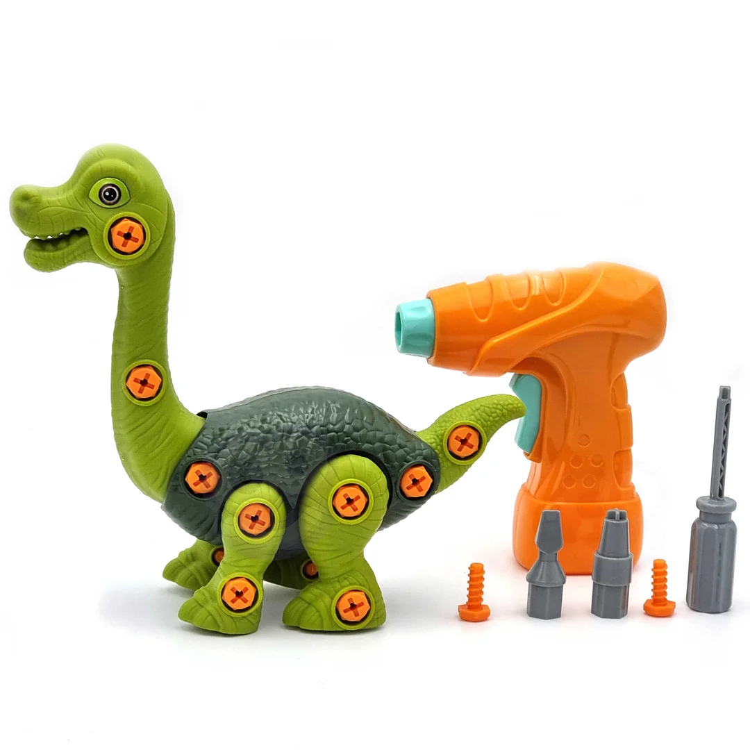WOOPIE Dinozaur do Skręcania Zestaw Konstrukcyjny Wiertarka