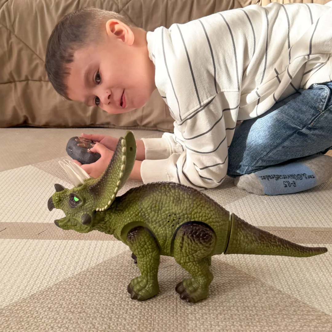 WOOPIE Dinozaur Zdalnie Sterowany Robot Triceratops