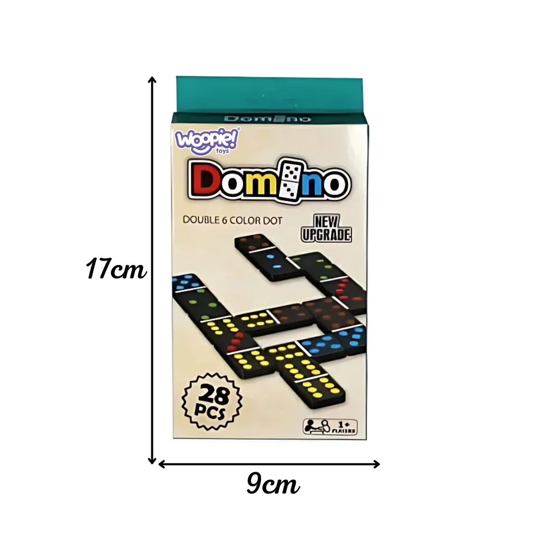 WOOPIE Domino Gra Logiczna Klocków