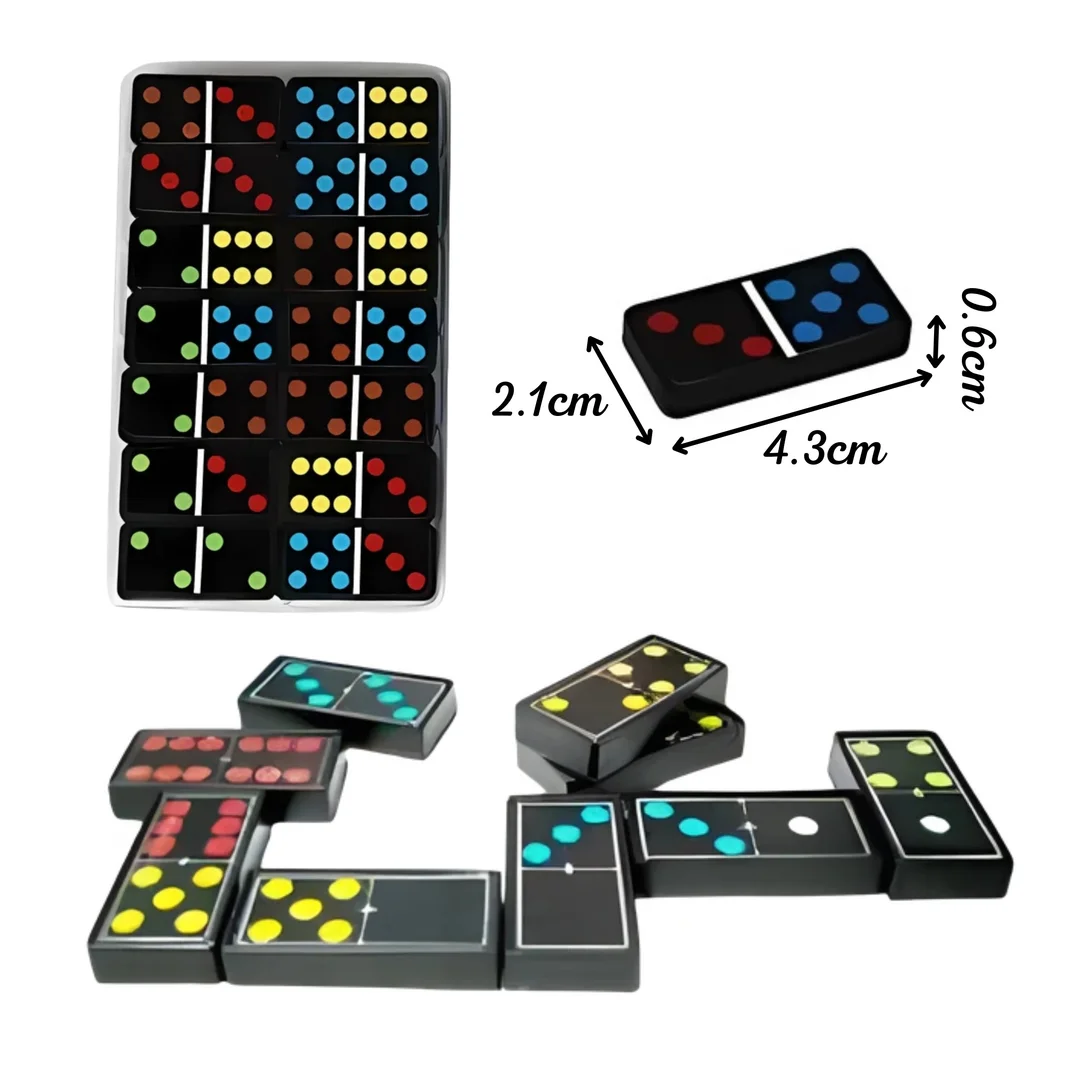 WOOPIE Domino Gra Logiczna Klocków