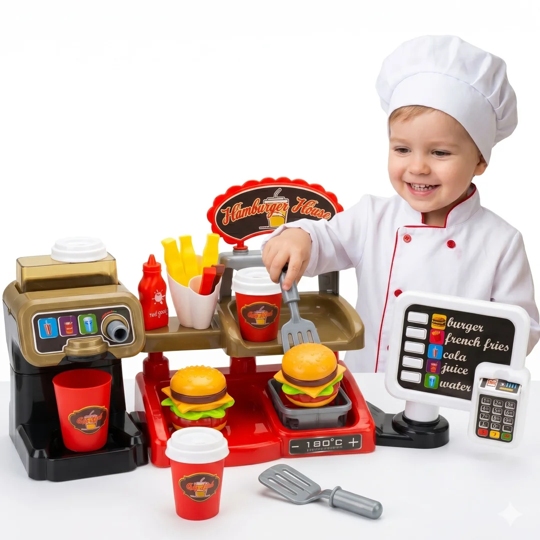 WOOPIE Fast Food XXL Sklep Restauracja Kasa Dystrybutor Napojów